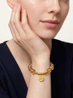 Earth Golden Ground Crystal Bracelet with Yellow Tower Crystal