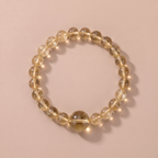 Earth Gentle Ground Crystal Bracelet with Lemon Quartz