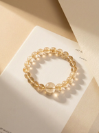 Earth Gentle Ground Crystal Bracelet with Lemon Quartz