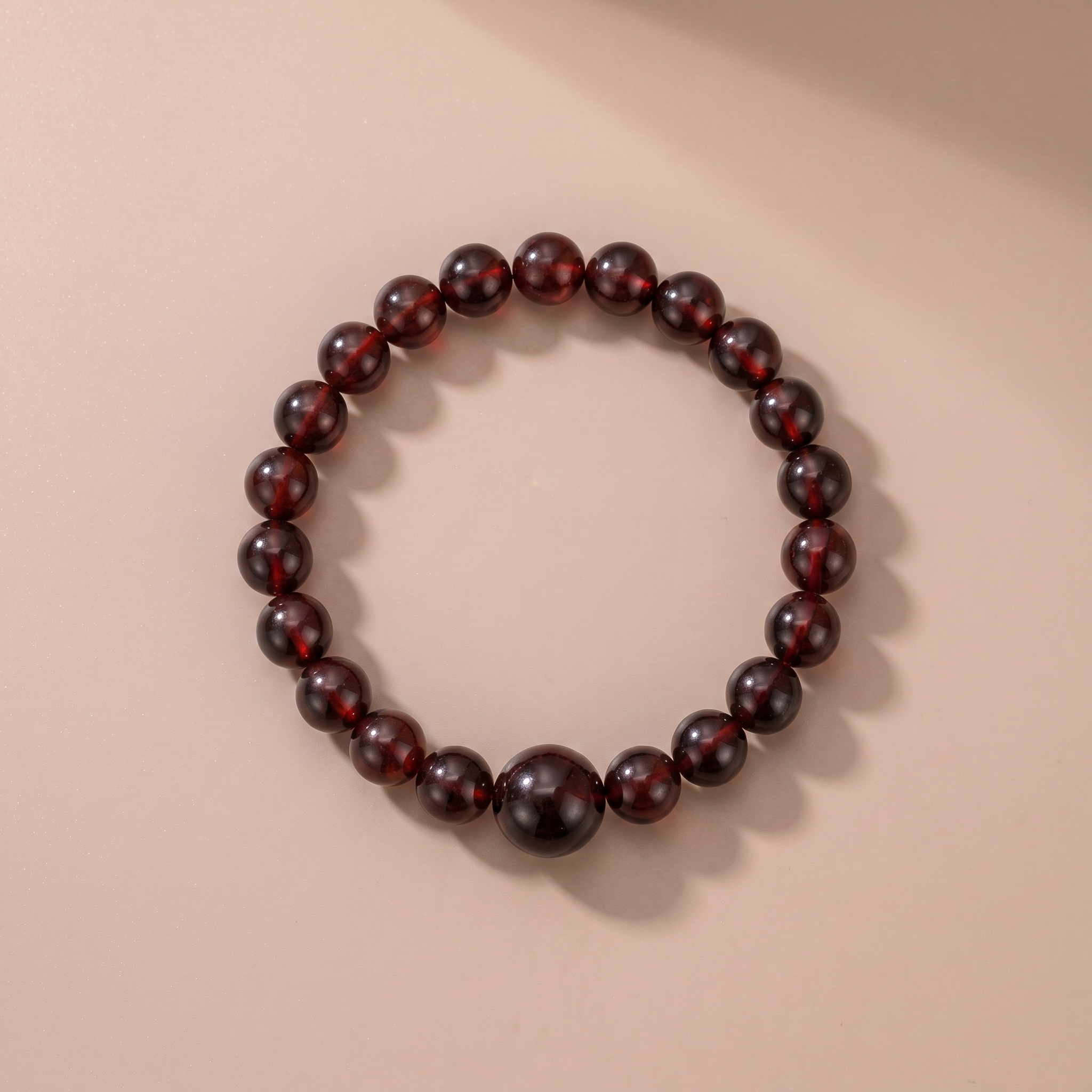 Fire True Heart Crystal Bracelet with Garnet