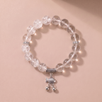 Metal Abundance Fish Crystal Bracelet with Clear Quartz