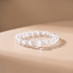 Metal Quiet Essence Crystal Bracelet with White Phantom Quartz