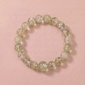 Wood Forest Breath Crystal Bracelet with Light Green Crystal